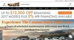 Desktop Screenshot of cannonbuick.com